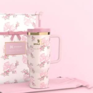 The Stanley x LoveShackFancy Quencher | 40 OZ - Ribbon Rosa