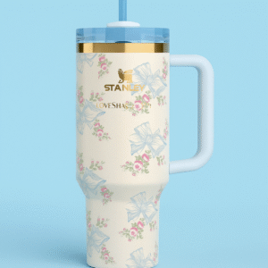 The Stanley x LoveShackFancy Holiday Quencher | 40 OZ - Blue